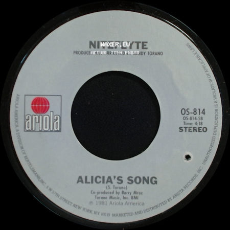 Niteflyte - You Are / Alicia's Song side B