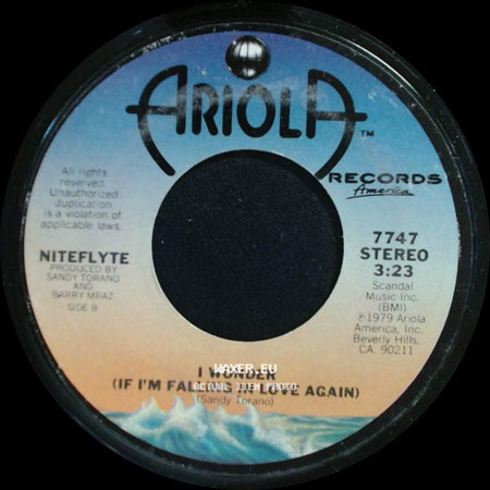 Niteflyte - If You Want It / I Wonder (If I'm Falling In Love Again) side B
