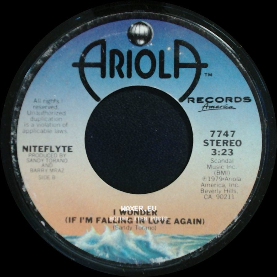 Niteflyte - If You Want It / I Wonder (If I'm Falling In Love Again) side B