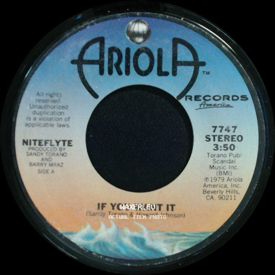 Niteflyte - If You Want It / I Wonder (If I'm Falling In Love Again) side A