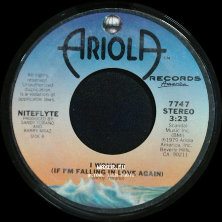 Niteflyte - If You Want It / I Wonder (If I'm Falling In Love Again) side B