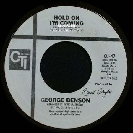 George Benson - Hold On I'm Coming / Hold On I'm Coming side A