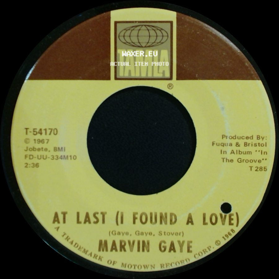 Marvin Gaye - Chained / At Last (I Found A Love) side B