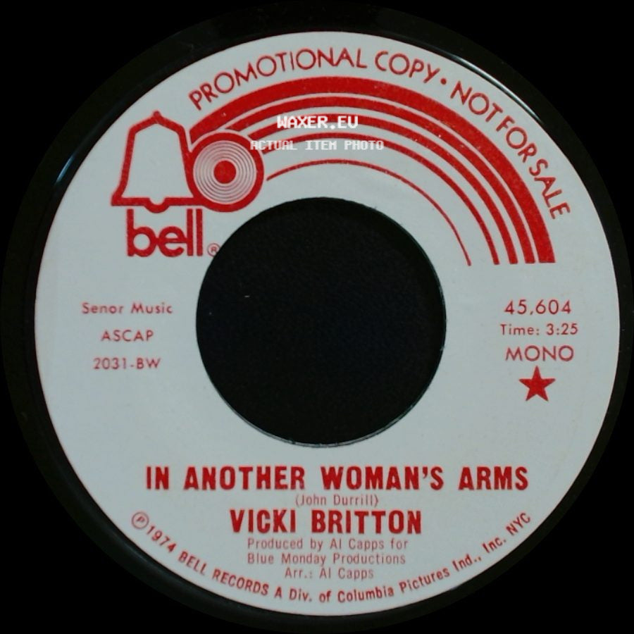 Vicki Britton - In Another Woman's Arms / In Another Woman's Arms side A