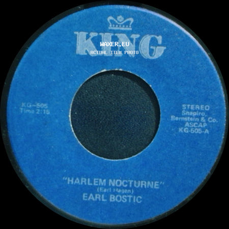 Earl Bostic - September Song / Harlem Nocturne side B