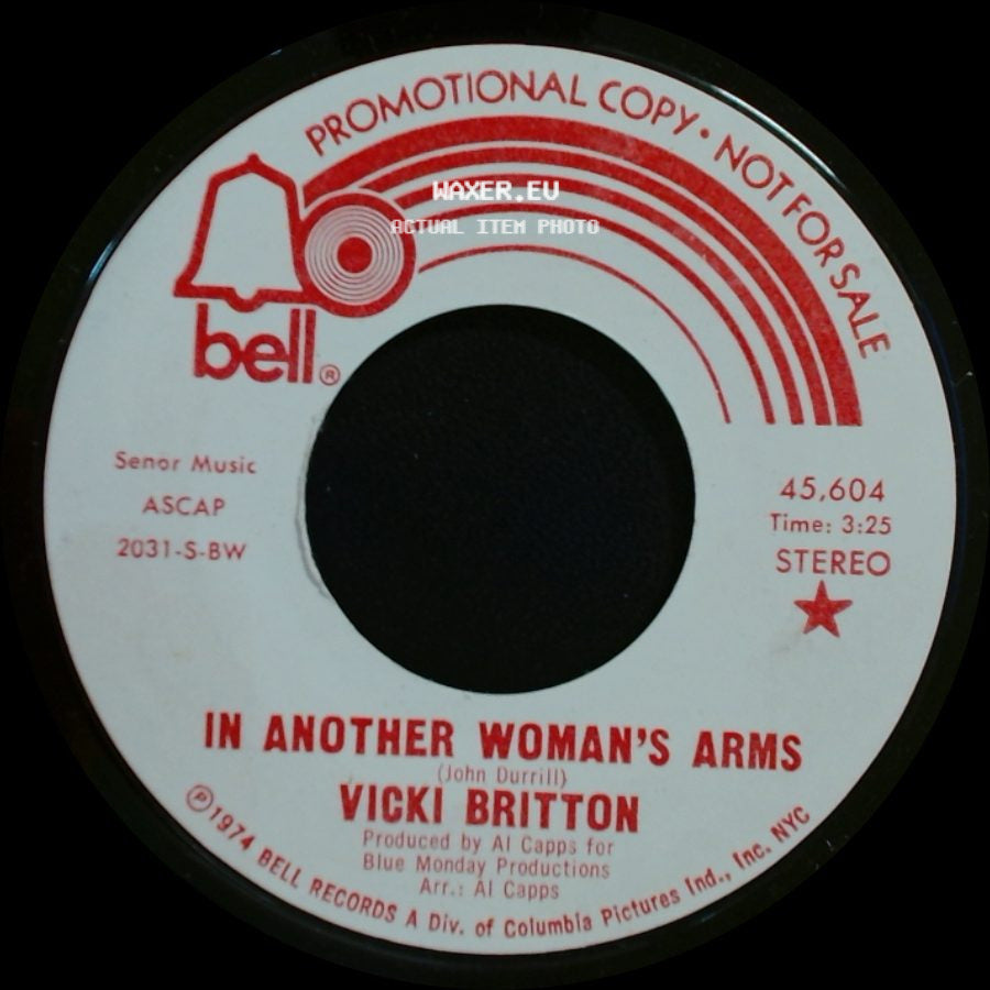 Vicki Britton - In Another Woman's Arms / In Another Woman's Arms side A