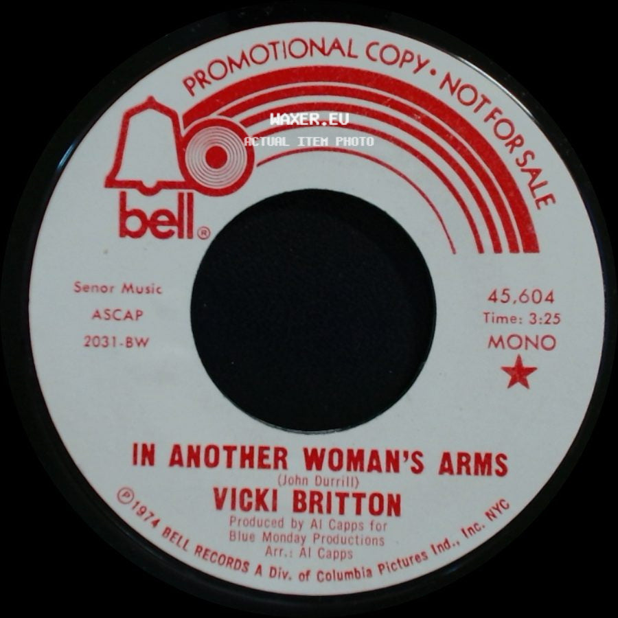 Vicki Britton - In Another Woman's Arms / In Another Woman's Arms side B