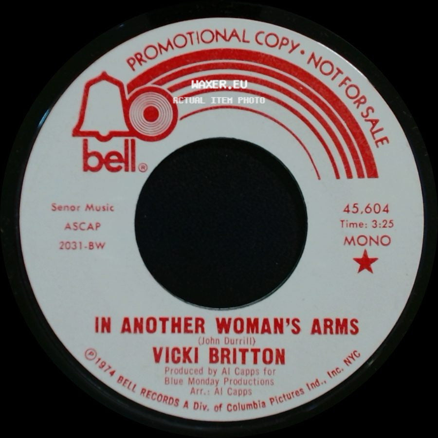 Vicki Britton - In Another Woman's Arms / In Another Woman's Arms side A