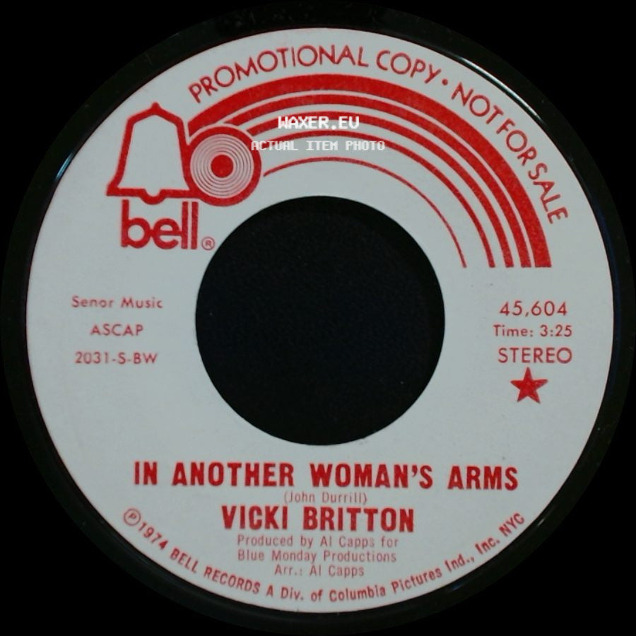 Vicki Britton - In Another Woman's Arms / In Another Woman's Arms side B