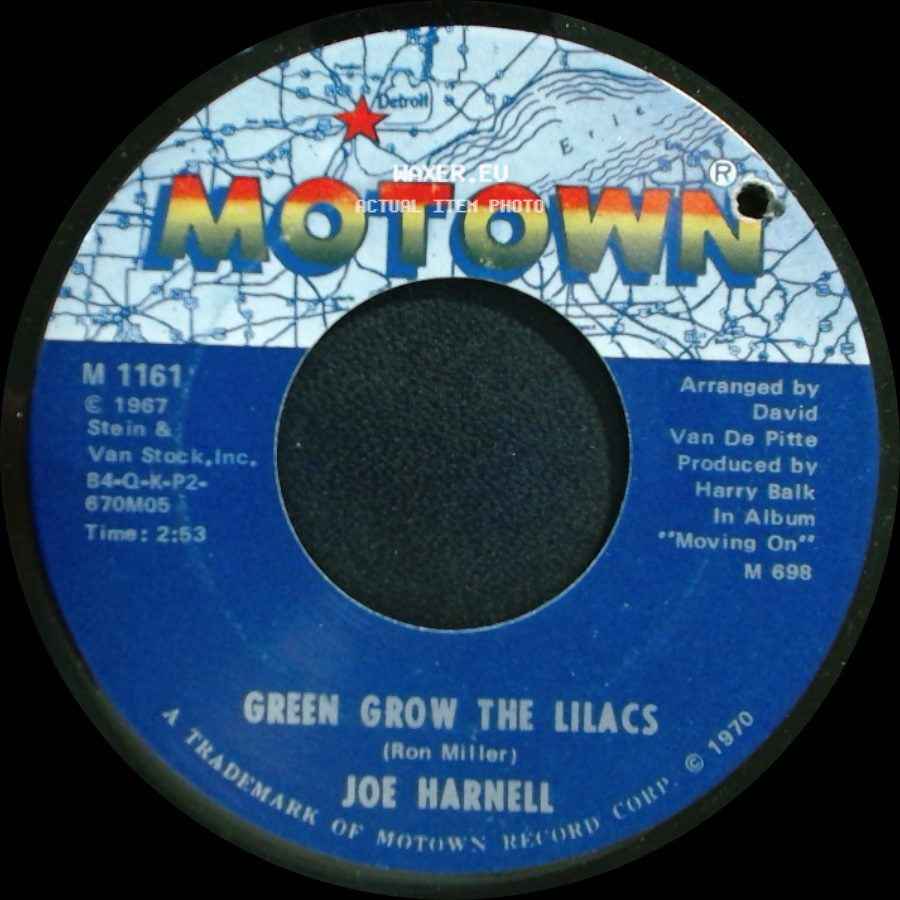 Joe Harnell - My Cherie Amour / Green Grow The Lilacs side B