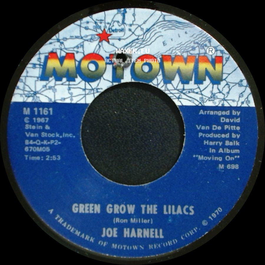 Joe Harnell - Green Grow The Lilacs / My Cherie Amour side A