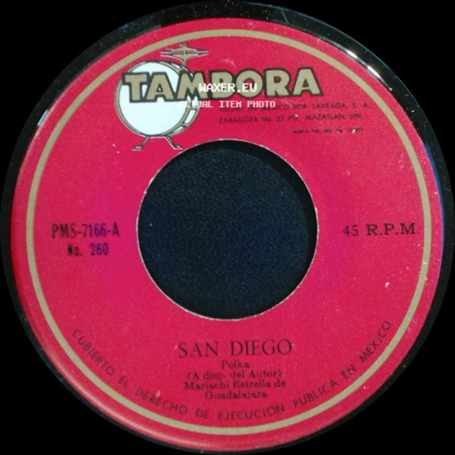 Mariachi Estrella De Guadalajara - Chapala / San Diego side B