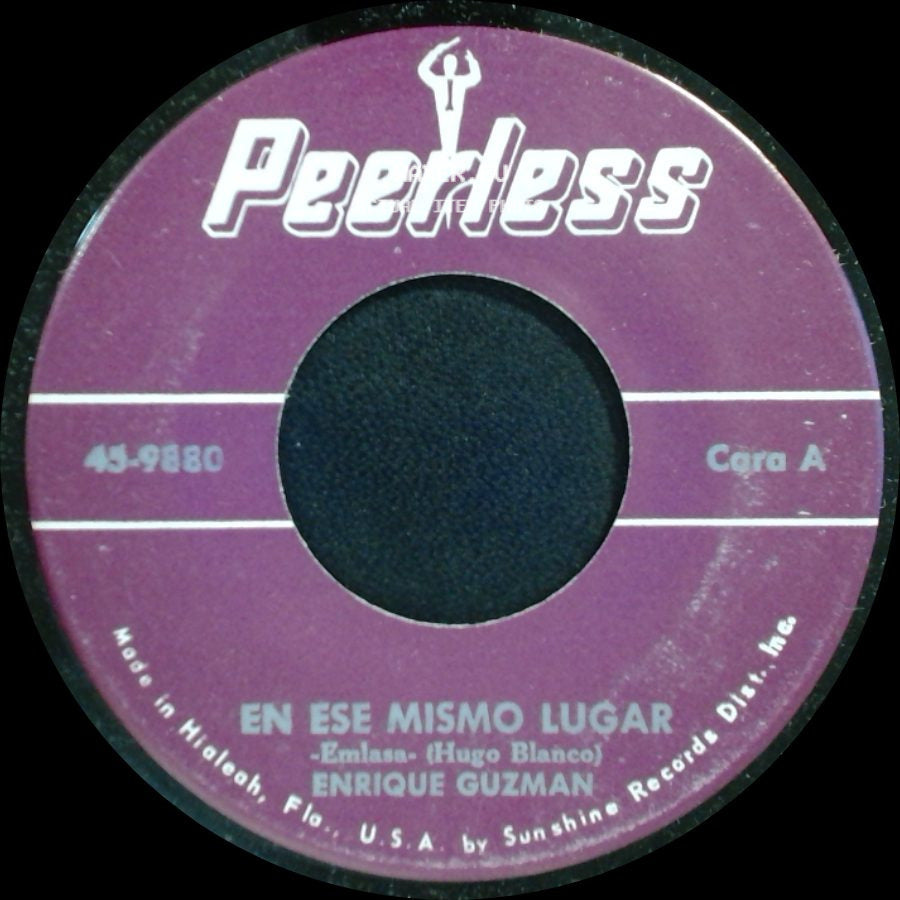 Enrique Guzman - En Ese Mismo Lugar / Morir De Amor side A