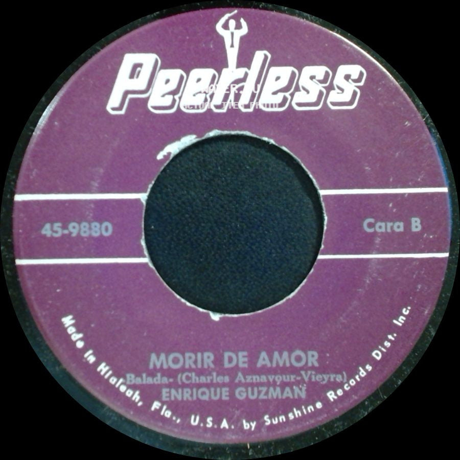 Enrique Guzman - En Ese Mismo Lugar / Morir De Amor side B