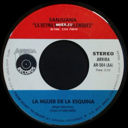 Sanjuana - La Reyna De Los Palenques / La Mujer De La Esquina side B