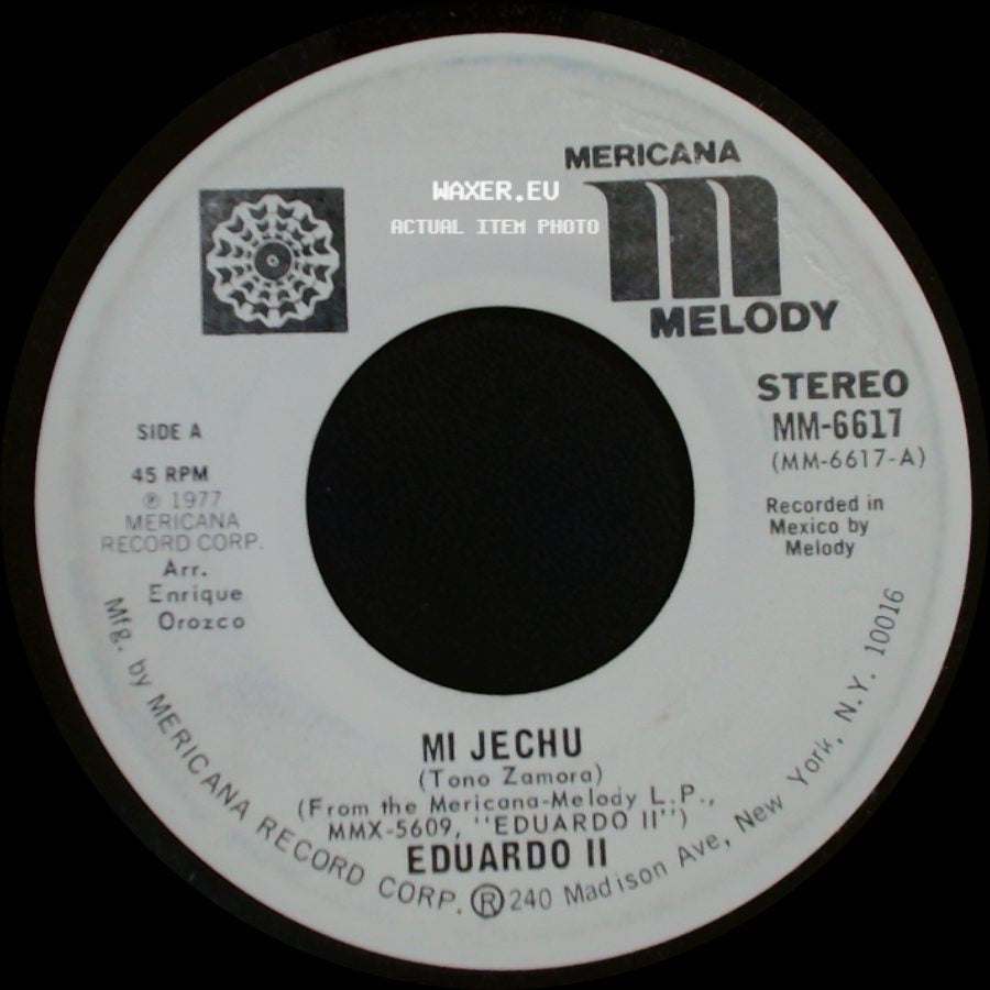 Eduardo Ii - Mi Jechu / Angelica (America) side A