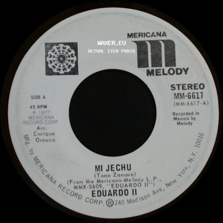 Eduardo Ii - Mi Jechu / Angelica (America) side A