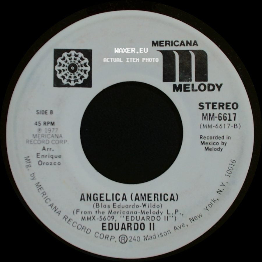Eduardo Ii - Mi Jechu / Angelica (America) side B