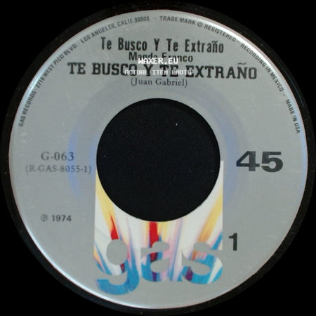 Magda Franco - Te Busco Y Te Extraño / Te Busco Y Te Extraño side A