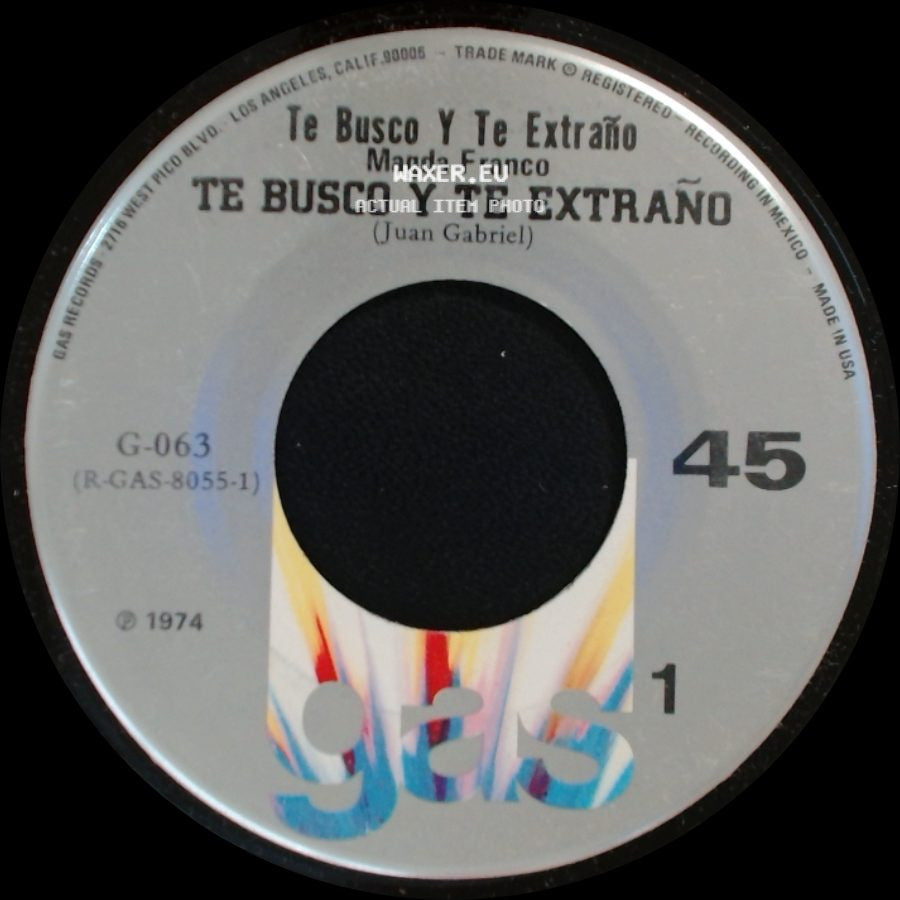 Magda Franco - Te Busco Y Te Extraño / Te Busco Y Te Extraño side B
