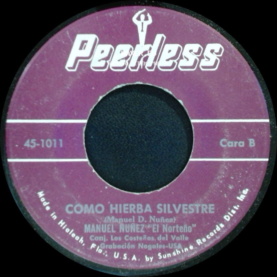 Manuel Nuñez "El Norteño" - Mis Añoranzas / Como Hierba Silvestre side B