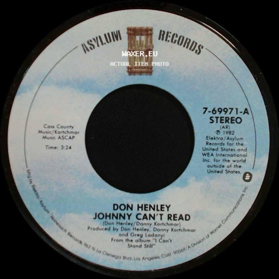 Don Henley - Johnny Can't Read / Long Way Home side A