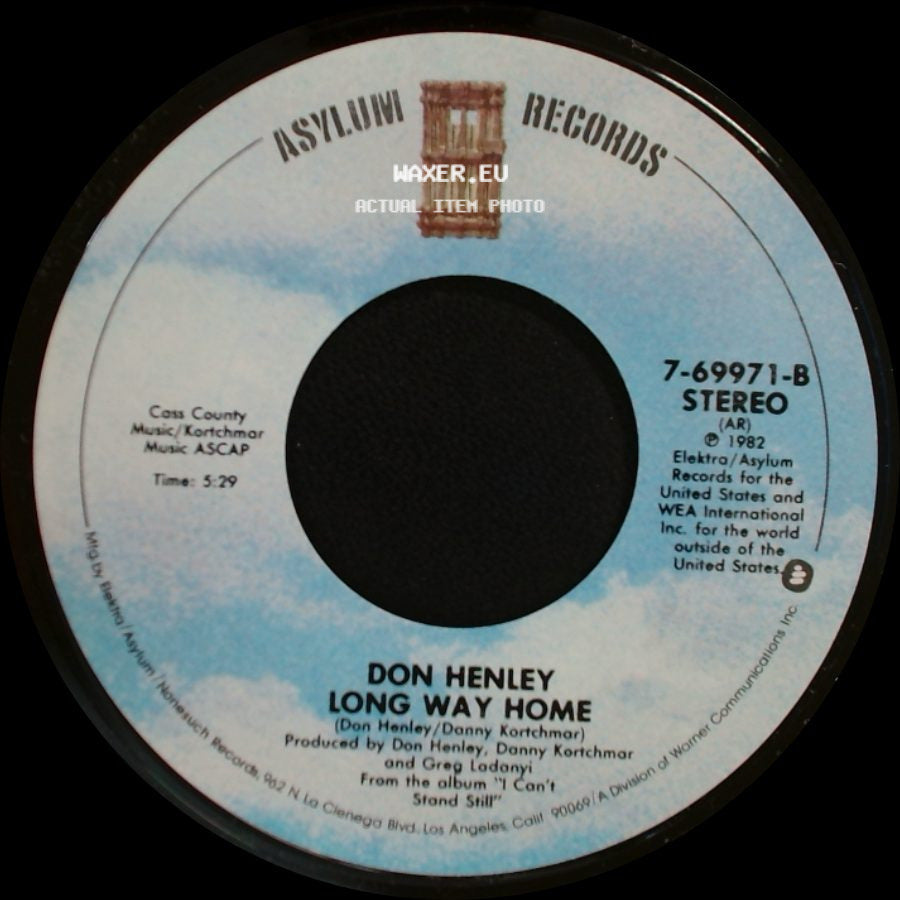Don Henley - Johnny Can't Read / Long Way Home side B