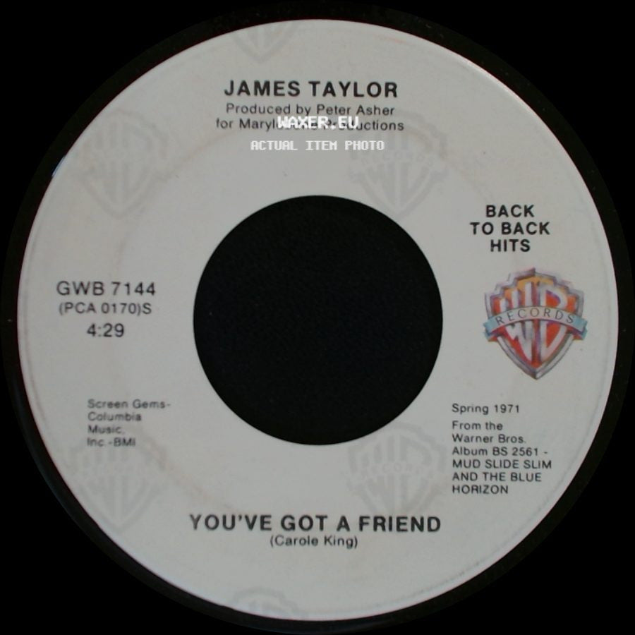 James Taylor - Steamroller / You've Got A Friend side B
