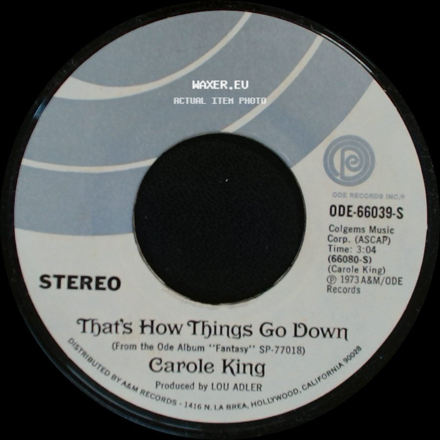Carole King - Corazón / That's How Things Go Down side B