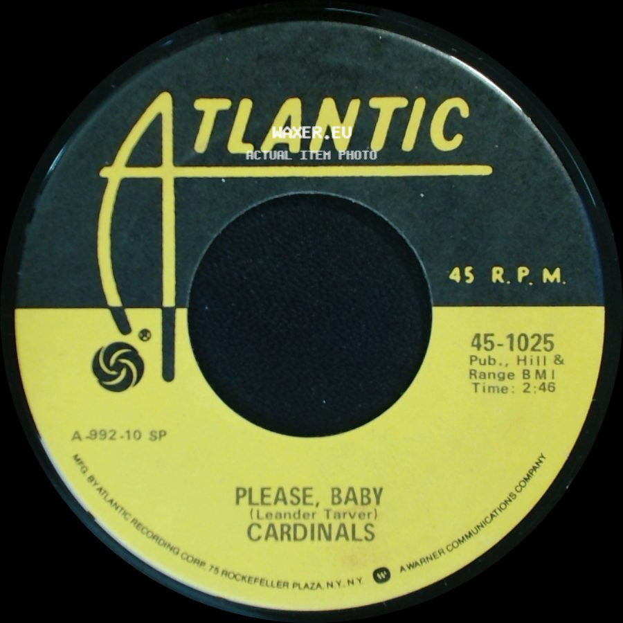 Cardinals - Please, Baby / Under A Blanket Of Blue side A