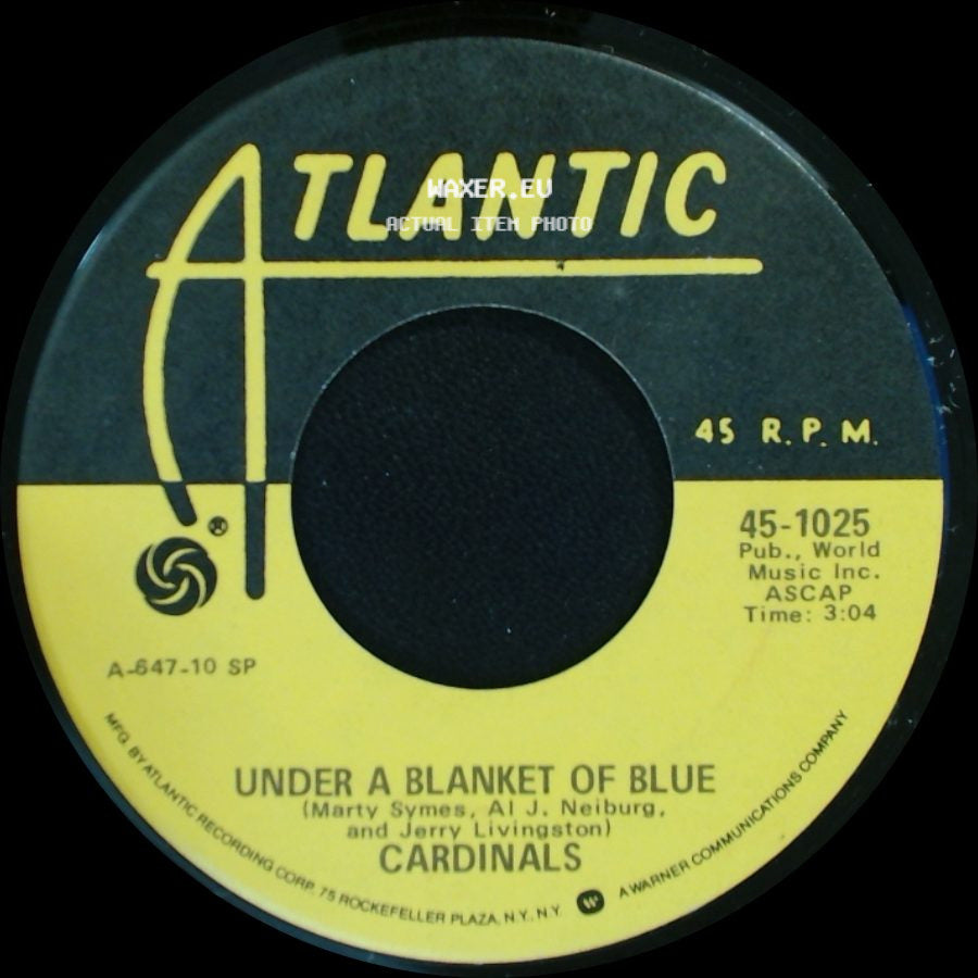 Cardinals - Please, Baby / Under A Blanket Of Blue side B