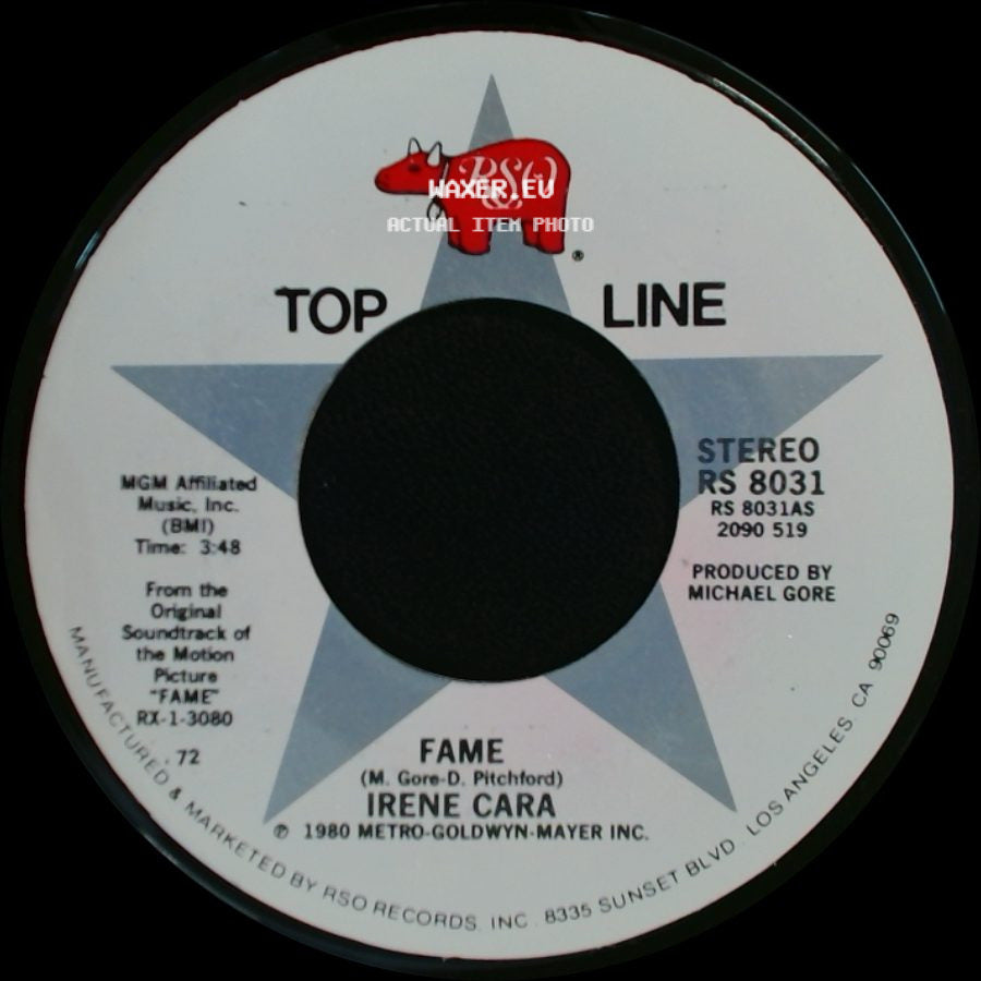Irene Cara - Fame / Out Here On My Own side A