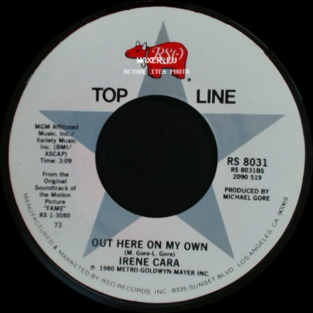 Irene Cara - Fame / Out Here On My Own side B