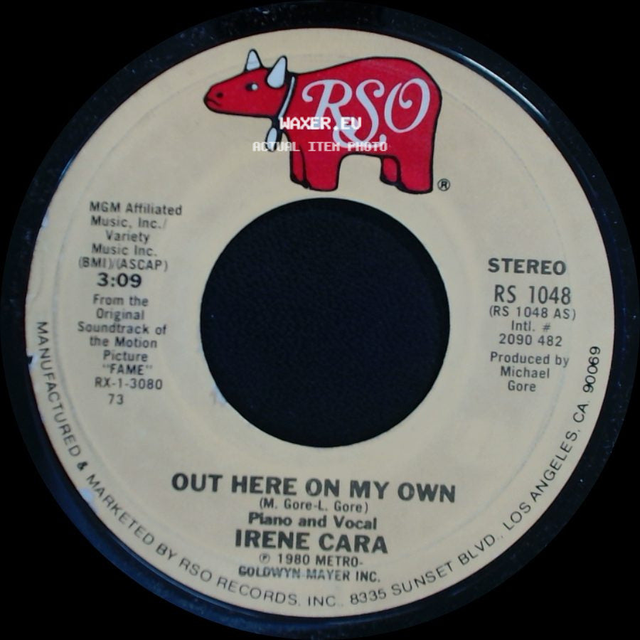 Irene Cara - Out Here On My Own / Out Here On My Own side B