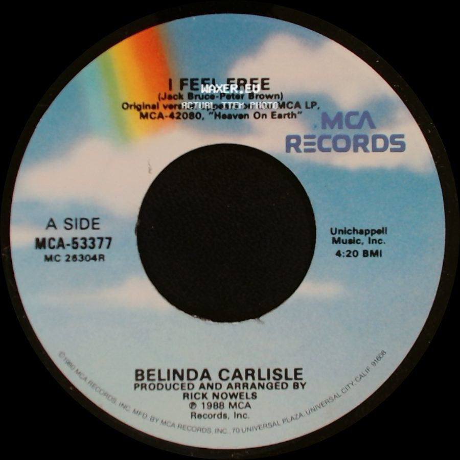 Belinda Carlisle - I Feel Free / Should I Let You In? side A