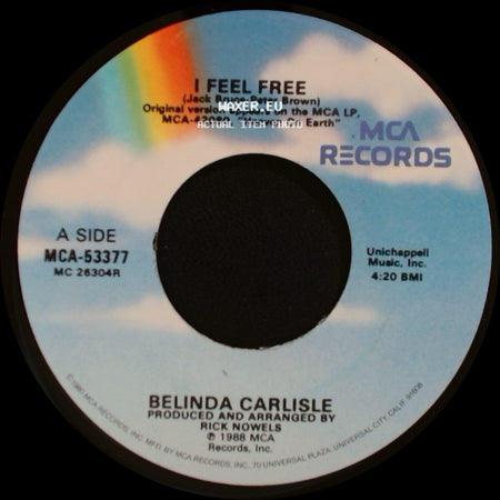 Belinda Carlisle - I Feel Free / Should I Let You In? side A