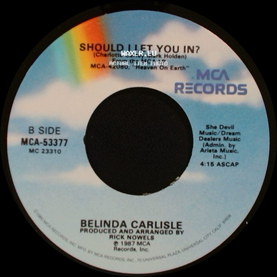 Belinda Carlisle - I Feel Free / Should I Let You In? side B