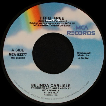 Belinda Carlisle - I Feel Free / Should I Let You In? side A