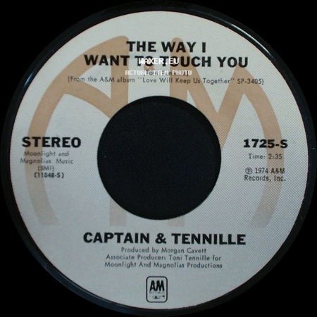 Captain & Tennille - Broddy Bounce / The Way I Want To Touch You side B