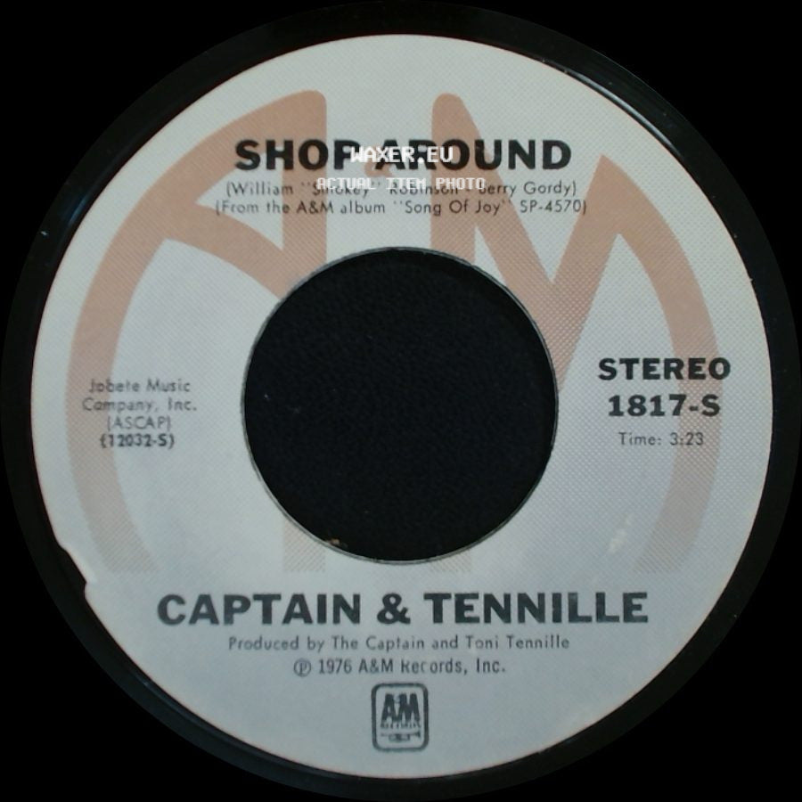Captain & Tennille - Butterscotch Castle / Shop Around side B