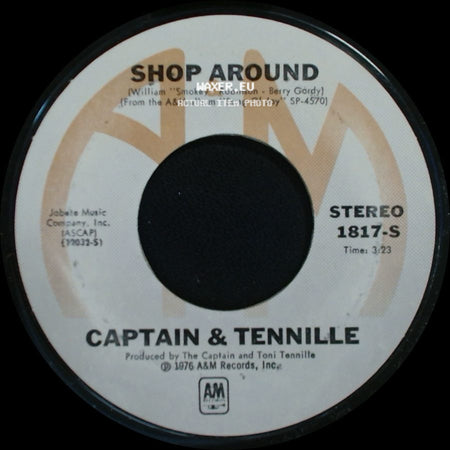 Captain & Tennille - Shop Around / Butterscotch Castle side A