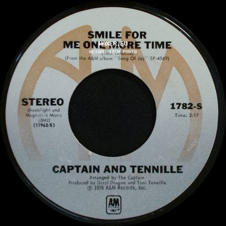 Captain And Tennille - Lonely Night (Angel Face) / Smile For Me One More Time side B