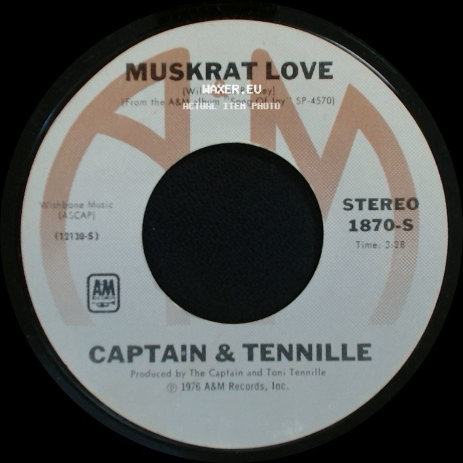 Captain & Tennille - Honey Come Love Me / Muskrat Love side B