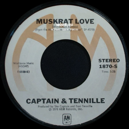 Captain & Tennille - Honey Come Love Me / Muskrat Love side B