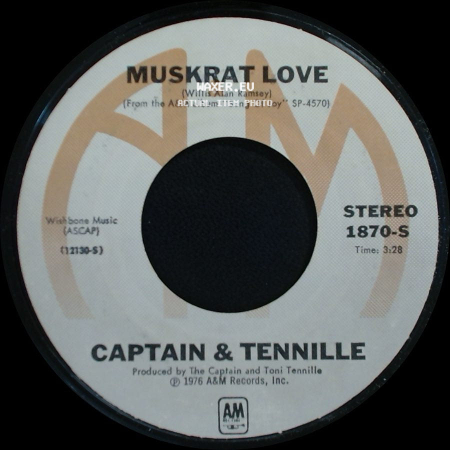 Captain & Tennille - Honey Come Love Me / Muskrat Love side B