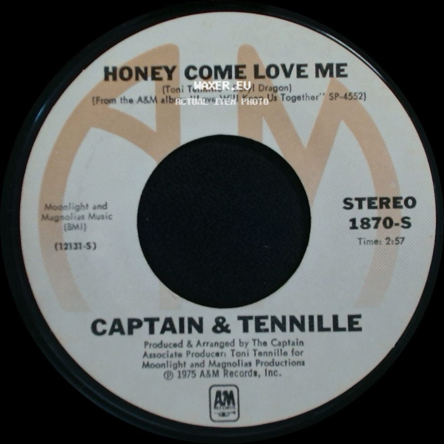 Captain & Tennille - Honey Come Love Me / Muskrat Love side A