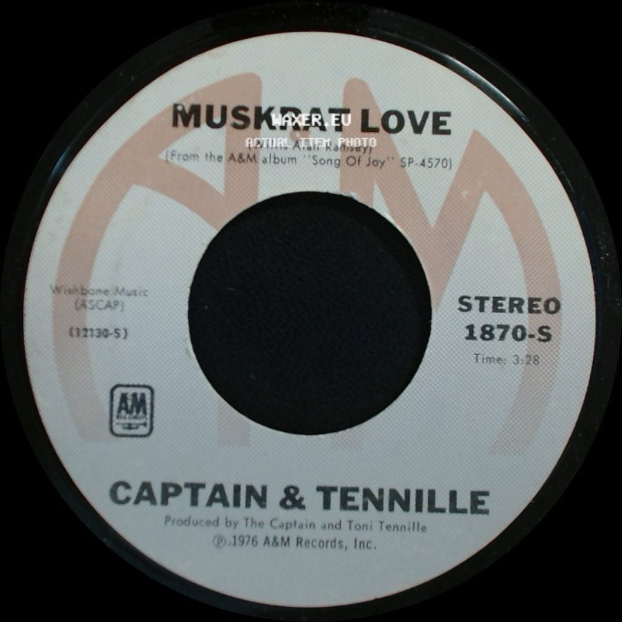 Captain & Tennille - Muskrat Love / Honey Come Love Me side A