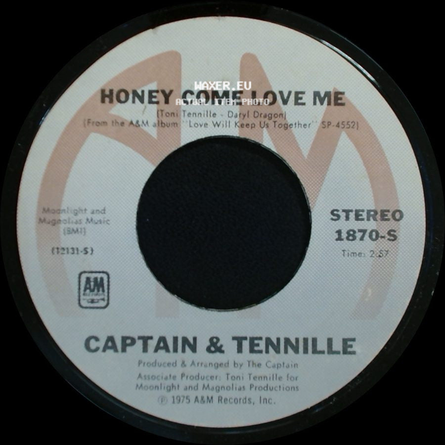 Captain & Tennille - Muskrat Love / Honey Come Love Me side B