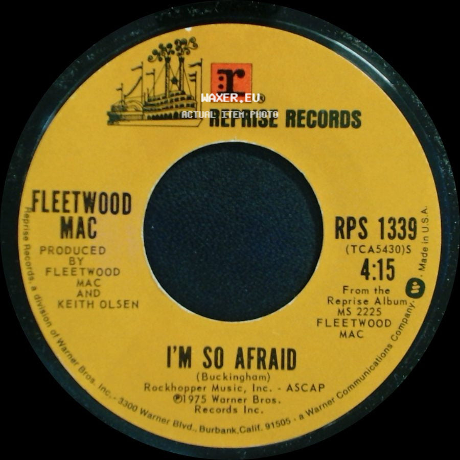 Fleetwood Mac - Over My Head / I'm So Afraid side B