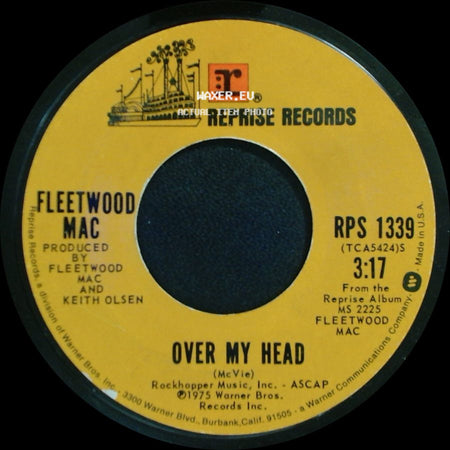 Fleetwood Mac - I'm So Afraid / Over My Head side B